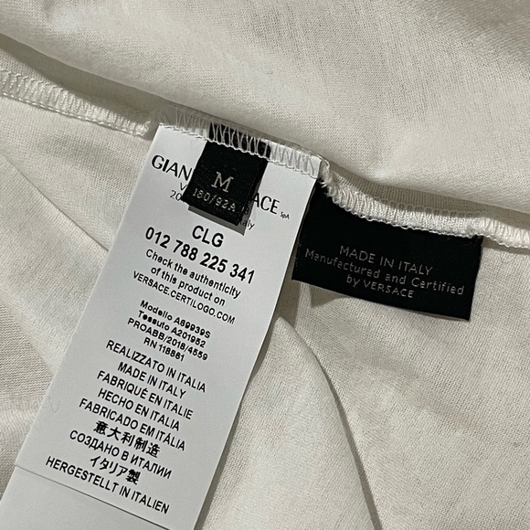 NWT Versace Medusa studded embellished logo Tshirt tee - Picture 7 of 9